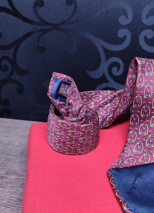 Краватка fumagalli,, silk, italy, handmade5 фото