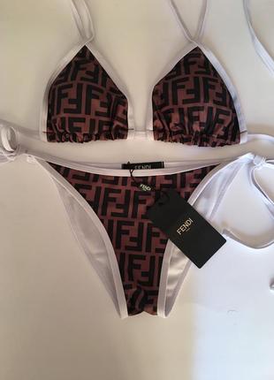 Купальник в стиле fendi