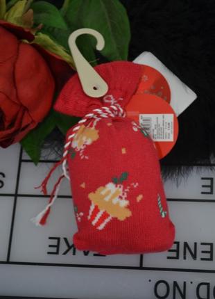36-38/39-40 р нові фірмові новорічні подарункові шкарпетки з різдвяним принтом нг нр lc waikiki5 фото