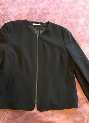 Напіввовняної жакет,піджак на блискавці looks3 фото