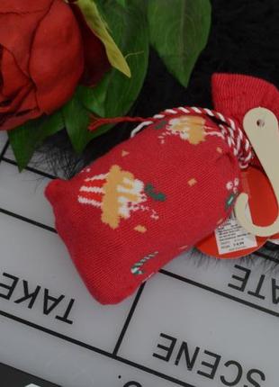 36-38/39-40 р нові фірмові новорічні подарункові шкарпетки з різдвяним принтом нг нр lc waikiki6 фото