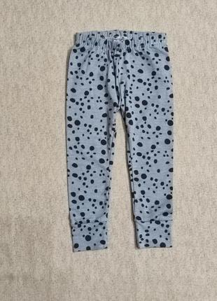 Лосины, леггинсы на манжетах на 1,5-2 года