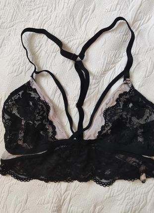 Кружевний топ, бюстгалтер