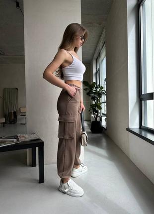 Женские спортивные штаны карго, женственные спортивные штаны карго, джоггеры, джоггеры, трикотажные брюки