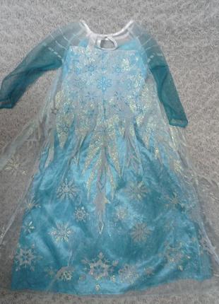 Карнавальное платье эльза, холодное сердце 7-8, 9-10 лет2 фото