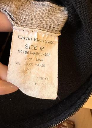 Calvin klein jeans шерстяной кардиган на молнии оригинал6 фото
