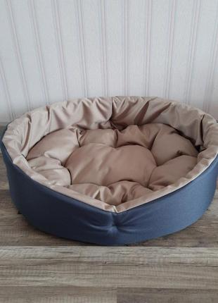 Лежак для собак и кошек  s, m, l , лежанка подушка, спальное место питомца3 фото