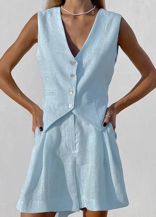 Льняной костюм