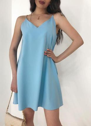🎨7 кольорів! шикарна жіноча сукня , женское платье плаття голубе голуба блакитна
