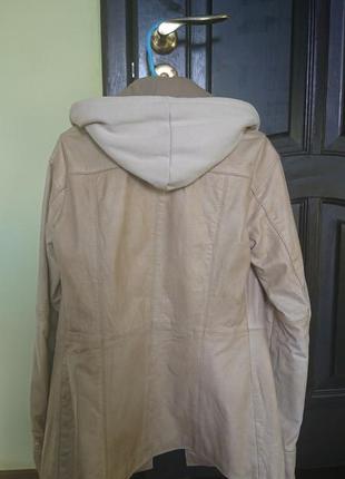 Женская кожаная куртка жакет фирменная mak&zee2 фото