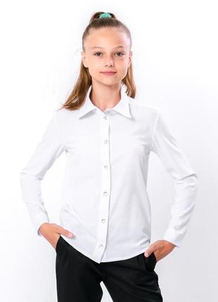 Блуза-рубашка для девочки,,классик"1 фото