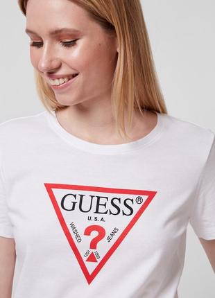 Женская футболка guess2 фото