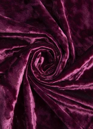 Тканина оксамит li v-28 марсала