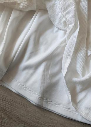 Красиве фактурне плаття на тонких бретелях з оборками нове l xl5 фото