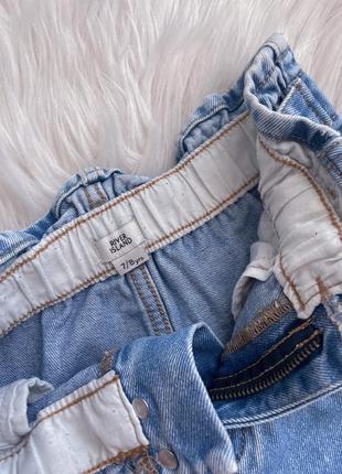 Шорти джинсові з кишенями на поясі5 фото