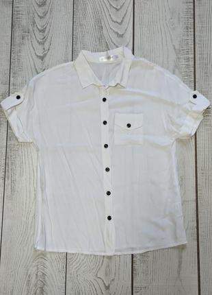 Рубашка белая летняя, блуза, блузка