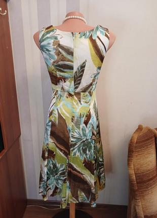 Шовкова сукня міді в стилі 50  платье миди хс с 44 42 шелк винтажное плаття сарафан вечернее коктельное3 фото