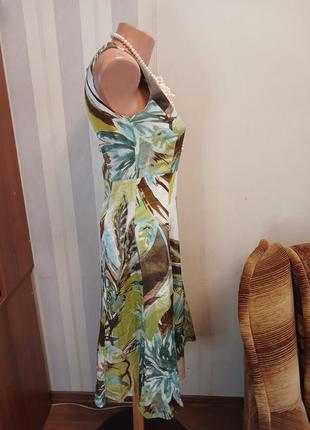 Шовкова сукня міді в стилі 50  платье миди хс с 44 42 шелк винтажное плаття сарафан вечернее коктельное5 фото