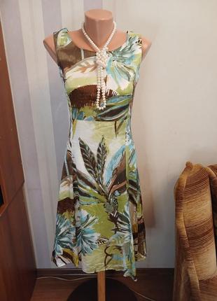 Шовкова сукня міді в стилі 50  платье миди хс с 44 42 шелк винтажное плаття сарафан вечернее коктельное2 фото