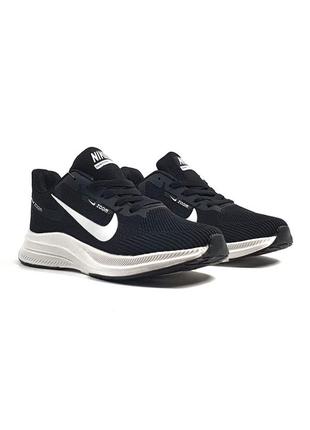 Мужские кроссовки nike zoom flyknit streak black white8 фото