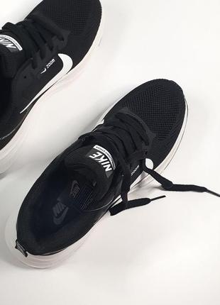 Мужские кроссовки nike zoom flyknit streak black white4 фото