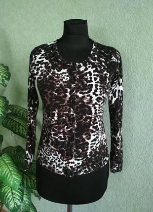 Кофта з леапардовым принтом h&m.