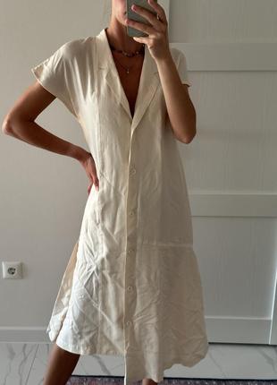 Платье ёдзи ямамото yohji yamamoto шелк размер s/m6 фото