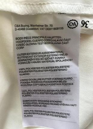 Красивое легкое длинное платье с вышивкой, clockhouse (c&a), размер s-m, нюанс6 фото