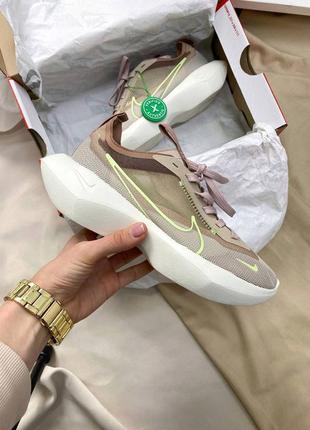 Женские текстильные кроссовки nike vista lite brown найк виста