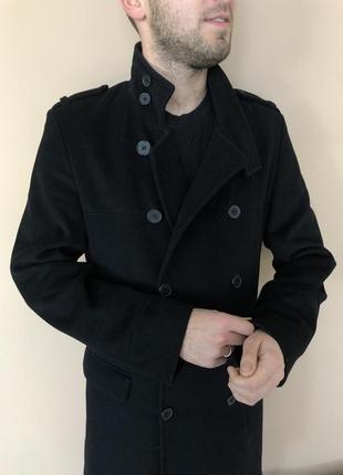 Шерстяное мужское пальто alberto gianni