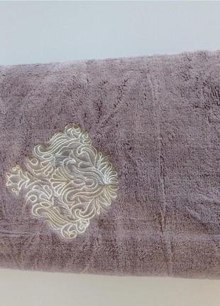 Банные полотенца , полотенце микрофибра 140*70 см,полотенца серое банные, полотенца с петелькой5 фото
