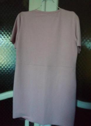 Платье розовое zara2 фото