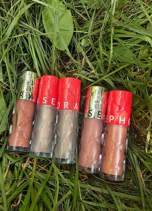 Блиск для губ з єфектом збільшення губ sephora collection outrageous plump lip gloss - 1 universal volume