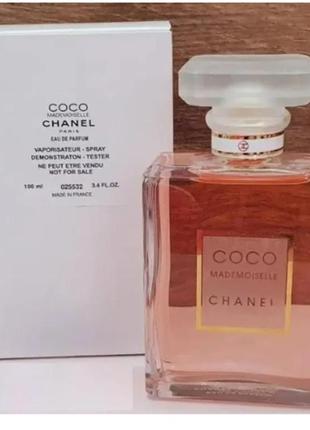 Тестер парфюмированная вода женская chanel coco mademoiselle (коко мадмуазель) 100 мл