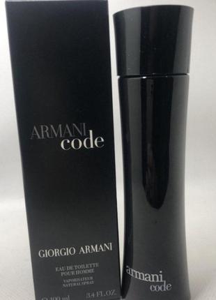Мужской парфюм giorgio armani code (джорджио армани код) 100 мл1 фото