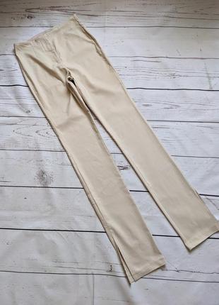 Молочные брюки, брюки с разрезами от fb sister2 фото