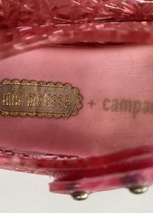 Туфельки босоножки балетки тапочки для девочки mini melissa campana4 фото
