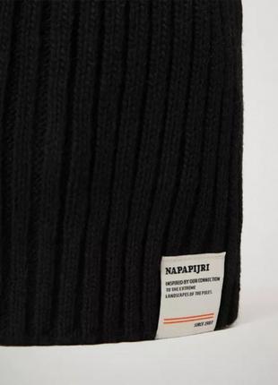 Чоловіча шапка napapijri beanie / шапка напапири бини4 фото