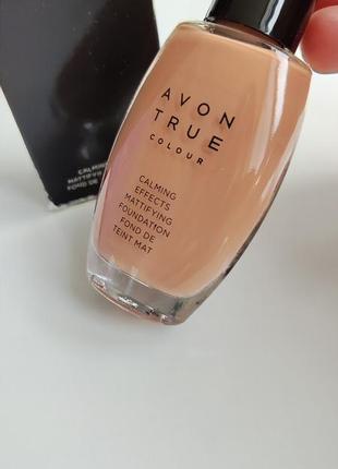 Матирующий крем для лица эйвон беж бежевый avon true warmest beige2 фото