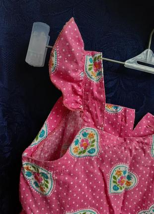 Винтаж! 1980-е! 100% хлопок белгородская швейная фабрика платье для малышки куклы летний сарафан3 фото