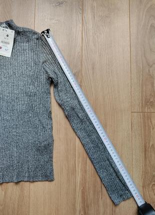 Тонкий трикотажный свитер из вискозы с горлышком  bershka m5 фото