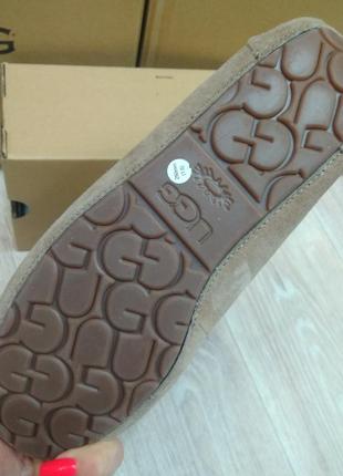 Мокасины ugg australia original женские бежевый замш. код 10113-146 фото