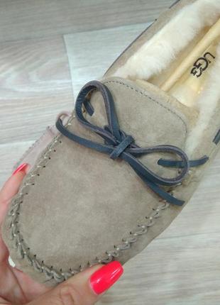 Мокасины ugg australia original женские бежевый замш. код 10113-145 фото