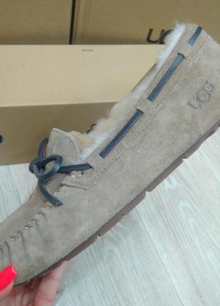 Мокасины ugg australia original женские бежевый замш. код 10113-1410 фото