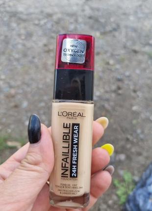 Тональний крем loreal 24 h fresh