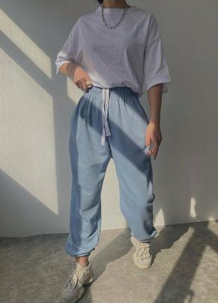 Стильные женские брюки джоггеры, спортивные штаны, штаны на лето-женскую одежду