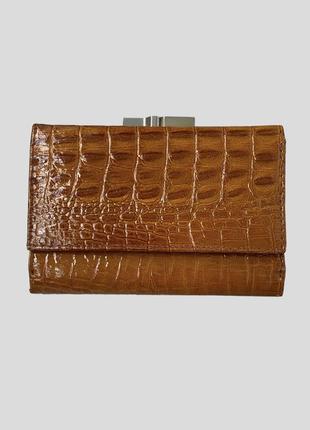 Шкіряний гаманець зі шкіри крокодила1 фото