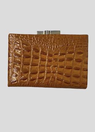Шкіряний гаманець зі шкіри крокодила2 фото