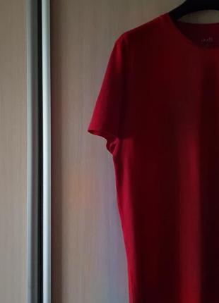Красная базовая футболка oodji3 фото