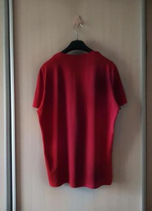 Красная базовая футболка oodji4 фото